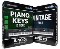 N2S005 - ( Bundle ) - Vintage Pack + Piano, Keys & More V2 - Juno-DS