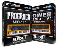 SCL286 - ( Bundle ) - Progrock Library + Power Sledge V.1 ( Samples version ) - Studiologic Sledge 2.0