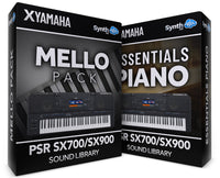GNL011 - ( Bundle ) - Mello Pack + Essentials Pianos - Yamaha PSR SX700 / SX900