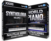 SSX131 - ( Bundle ) - Synthologia V1 + World Piano V1 - Korg Nautilus Series