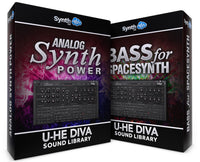 SCL093 - ( Bundle ) - Analog Synth Power + Bass for Spacesynth - U-HE Diva