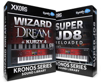 SSX136 - ( Bundle ) - Wizard Dream EXi + Kurzy 4 + Super JD8 Reloaded - Korg Kronos Series