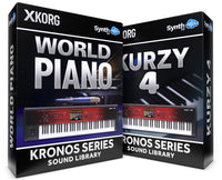 SSX015 - ( Bundle ) - World Piano + Kurzy 4 - Korg Kronos Series