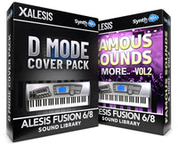 SCL036 - ( Bundle ) - D-Mode Cover Pack + Famous Sounds and more Vol.2 - Alesis Fusion 6/8