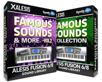 SCL035 - ( Bundle ) - Famous Sounds Collection + Famous Sounds and more Vol.2 - Alesis Fusion 6/8