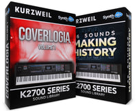 SCL395 - ( Bundle ) - Coverlogia V1 + 26 Sounds - Making History V1 - Kurzweil K2700