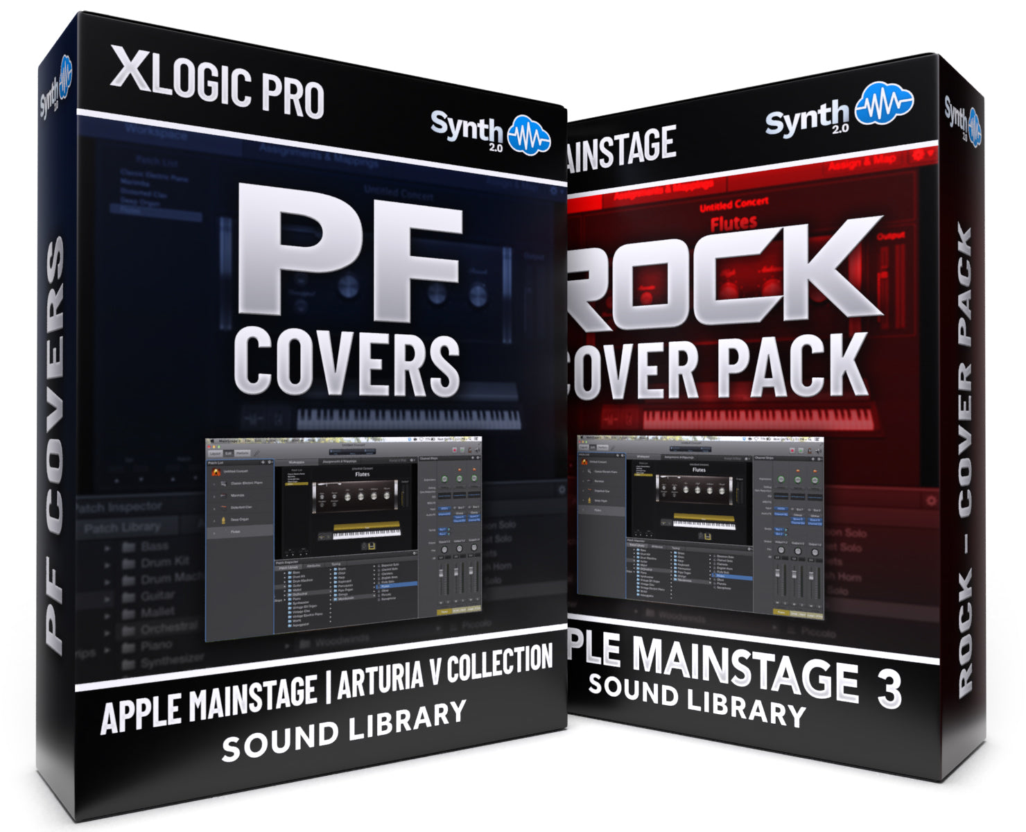 SCL248 - ( Bundle ) - PF Covers + Rock Cover Pack - Apple MainStage | Arturia V Collection