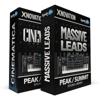 SCL126 - ( Bundle ) - 65 Presets - Cinematica Soundset + Massive Leads - Novation Summit / Peak