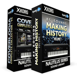 SCL176 - ( Bundle ) - CoverLogia - Complete Cover Collection V3 + 63 Sounds - Making History Vol.1 - Korg Nautilus