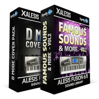 SCL036 - ( Bundle ) - D-Mode Cover Pack + Famous Sounds and more Vol.2 - Alesis Fusion 6/8