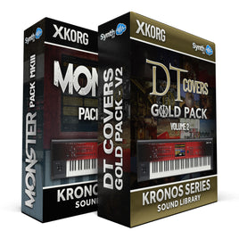 SCL080 - ( Bundle ) - Monster Pack MKIII + DT Covers Gold Pack - Korg Kronos