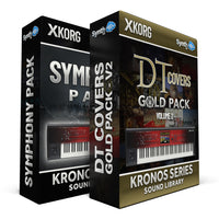 SCL203 - ( Bundle ) - DT Covers Gold Pack V2 + Symphony Pack - Korg Kronos Series