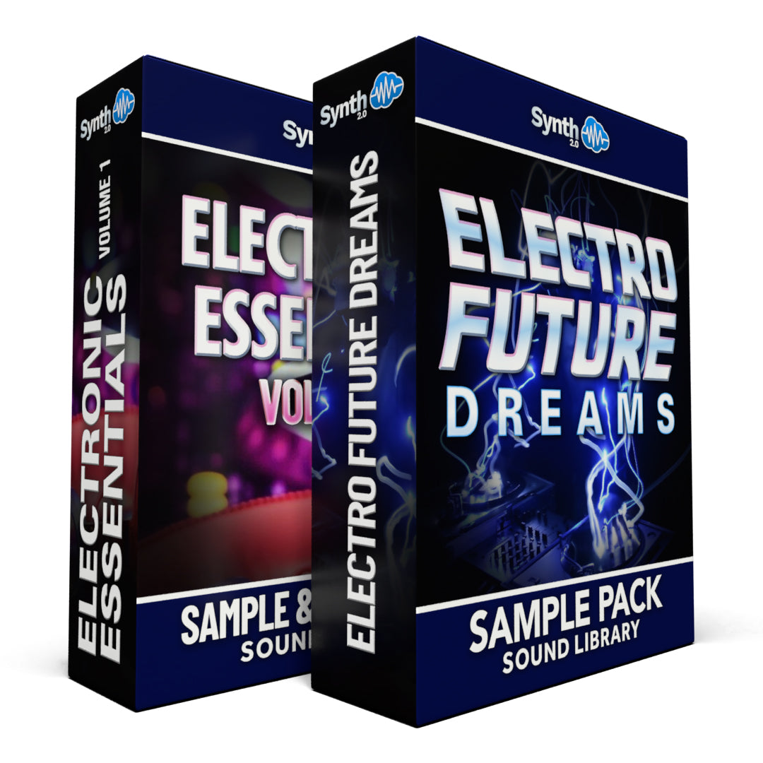 SWS007 - ( Bundle ) - Electronic Essentials Vol.1 Samples & Loops Pack + Electro Future Dreams Sample Pack