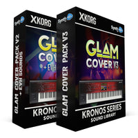 DRS017 - ( Bundle ) - Glam Cover Pack V2 + V3 - Korg Kronos / X / 2
