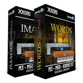 SCL081 - ( Bundle ) - Images + Words Cover Packs - Korg M3 / M50 / Krome / Krome Ex