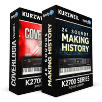 SCL395 - ( Bundle ) - Coverlogia V1 + 26 Sounds - Making History V1 - Kurzweil K2700