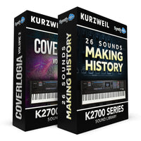 SCL397 - ( Bundle ) - Coverlogia V2 + 26 Sounds - Making History V1 - Kurzweil K2700