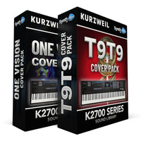 K27010 - ( Bundle ) - One Vision Cover Pack + T9T9 Cover Pack - Kurzweil K2700