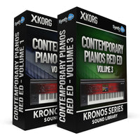 SCL068 - ( Bundle ) - Contemporary Pianos Red Ed. V1 + V3 - Korg Kronos Series