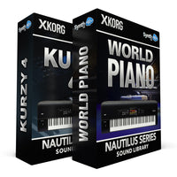 SSX015 - ( Bundle ) - World Piano + Kurzy 4 - Korg Nautilus Series