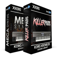 SWS043 - ( Bundle ) - Mega Synths Pack + Killer Pads - Korg Krome / Krome EX