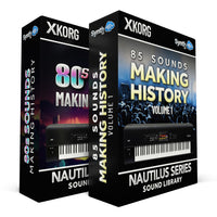 SCL408 - ( Bundle ) - 80s Sounds - Making History + 85 Sounds - Making History Vol.1 - Korg Nautilus