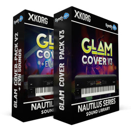 DRS017 - ( Bundle ) - Glam Cover Pack V2 + V3 - Korg Nautilus