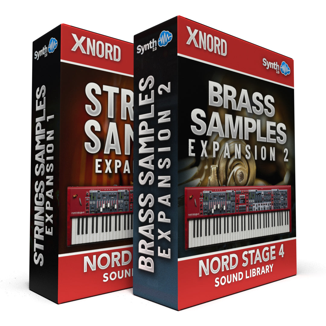 DVK017 - PREORDER - ( Bundle ) - Strings Samples Expansion 01 + Brass Samples Expansion 02 - Nord Stage 4