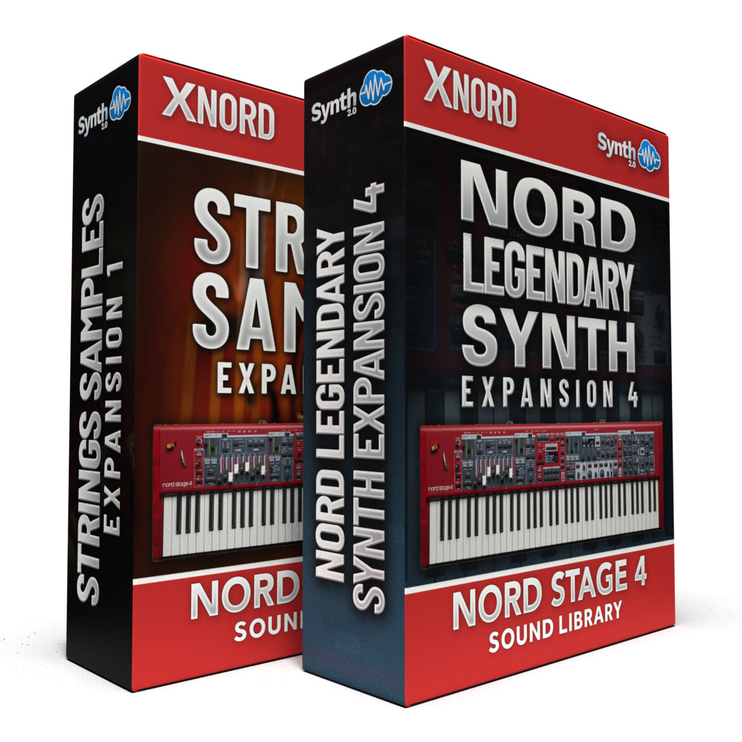 DVK030 - PREORDER - ( Bundle ) - Strings Samples Expansion + Legendary Synth Expansion - Nord Stage 4