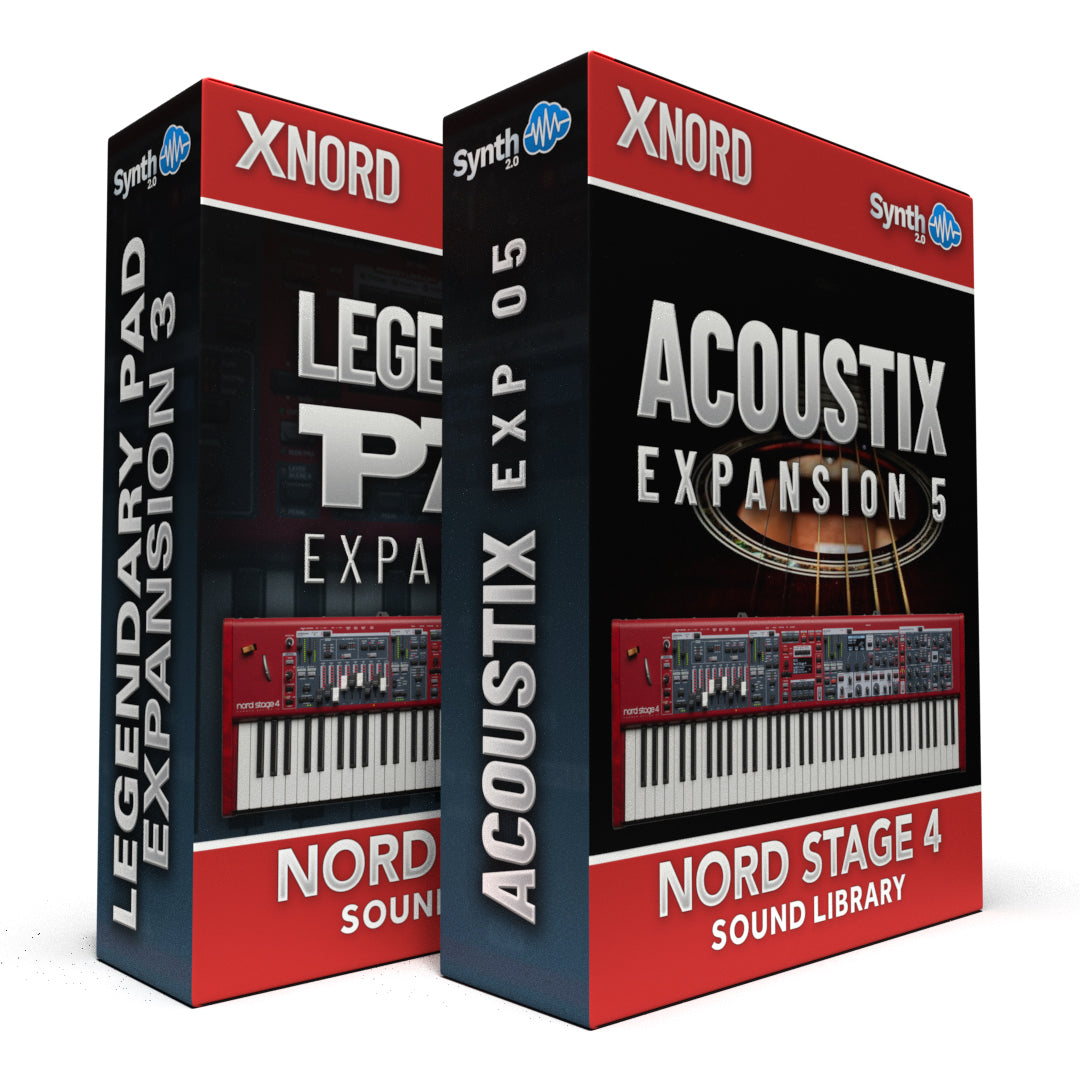 DVK037 - PREORDER - ( Bundle ) - Legendary Pads Expansion + AcoustiX Samples Expansion - Nord Stage 4