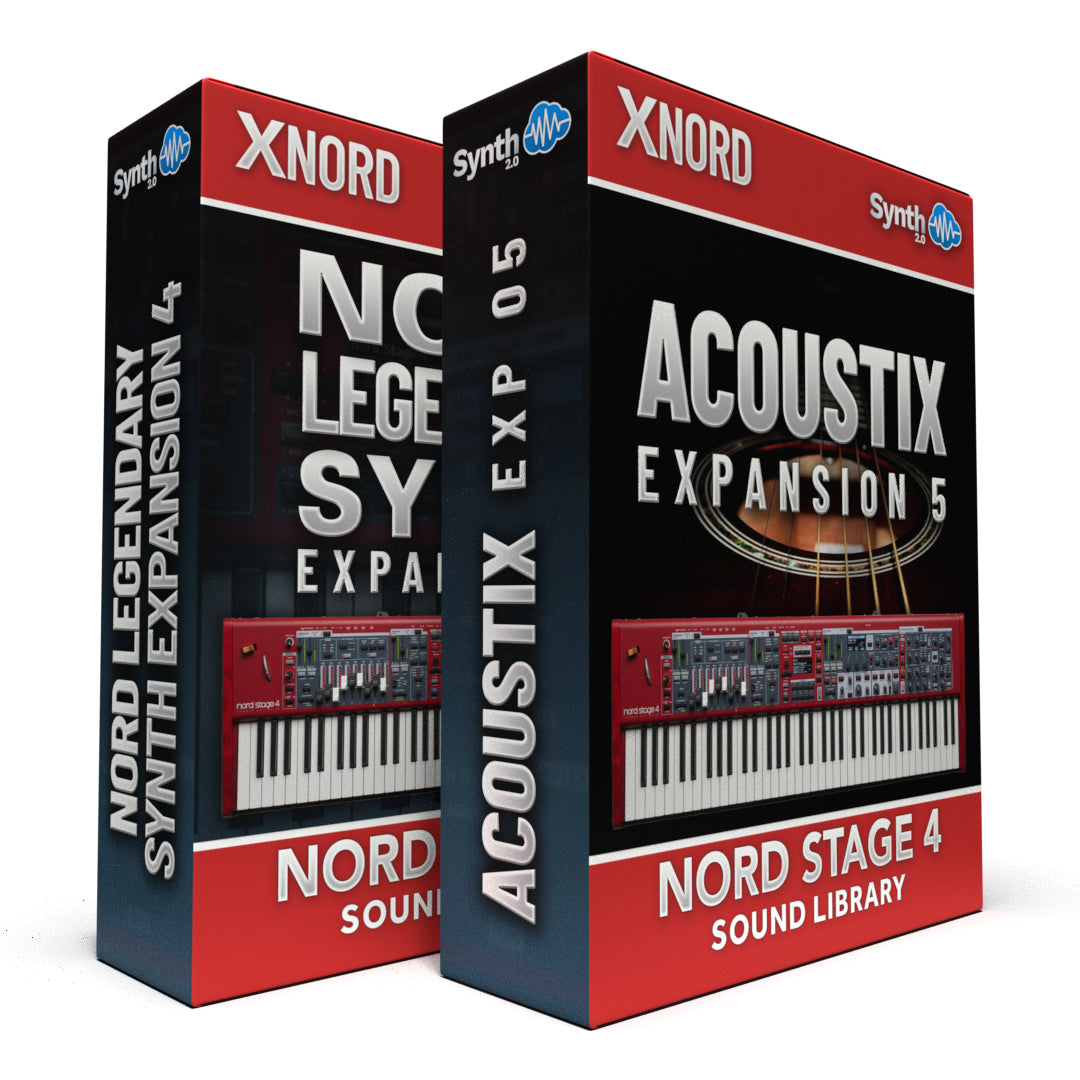 DVK039 - PREORDER - ( Bundle ) - Legendary Synth Expansion + AcoustiX Samples Expansion - Nord Stage 4