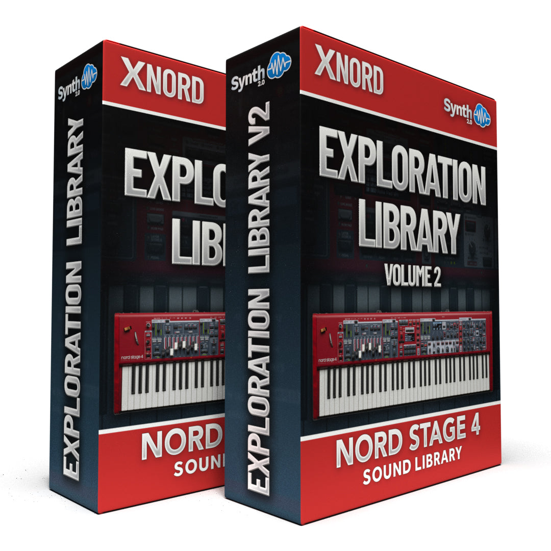 SCL128 - PREORDER - ( Bundle ) - Exploration Library + Exploration Library Vol. 2 - Nord Stage 4