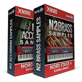 SCL138 - ( Bundle ) - N2 Accordion Samples + N2 Brass Samples - Nord Stage 4