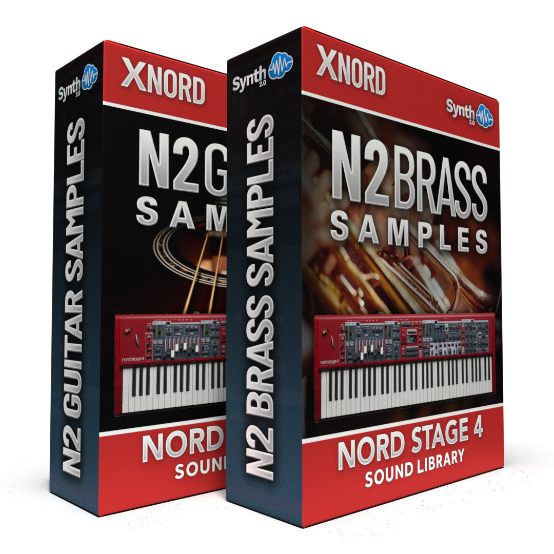 SCL136 - ( Bundle ) - N2 Brass Samples + N2 Guitar Samples - Nord Stage 4