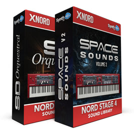 SCL426 - ( Bundle ) - SD Orquestral + Space Sounds Vol.2 - Nord Stage 4