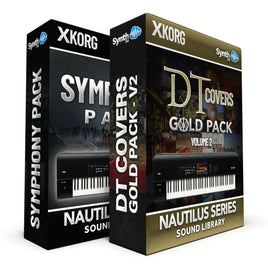 SCL203 - ( Bundle ) - DT Covers Gold Pack V2 + Symphony Pack - Korg Nautilus Series