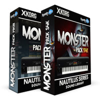 SCL207 - ( Bundle ) - Monster Pack S4K + Monster Pack MKIII - Korg Nautilus