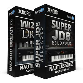 SSX136 - ( Bundle ) - Wizard Dream EXi + Kurzy 4 + Super JD8 Reloaded - Korg Nautilus