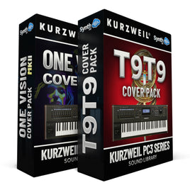 LDX138 - ( Bundle ) - One Vision Cover Pack + T9T9 Cover Pack - Kurzweil PC3 Series