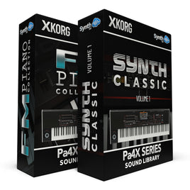 SCL106 - ( Bundle ) - FM Piano Collection + Synth Classic Vol.1 - Korg PA4x Series