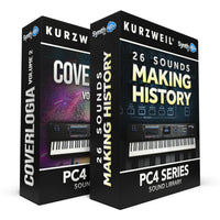 SCL397 - ( Bundle ) - Coverlogia V2 + 26 Sounds - Making History V1 - Kurzweil PC4 Series