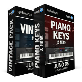 SCL396 - ( Bundle ) - Vintage Pack + Piano, Keys & More - Juno-DS