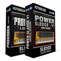 SCL286 - ( Bundle ) - Progrock Library + Power Sledge V.1 ( Samples version ) - Studiologic Sledge 2.0