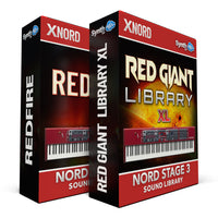 SCL167 - ( Bundle ) - Red Fire + Red Giant XL - Nord Stage 3