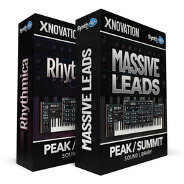 SCL120 - ( Bundle ) - Rhythmica Soundset + Massive Leads - Novation Summit / Peak