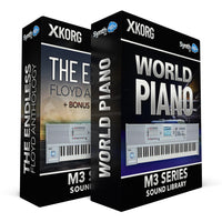 SSX133 - ( Bundle ) - The Endless Floyd Anthology + World Piano V1 - Korg M3