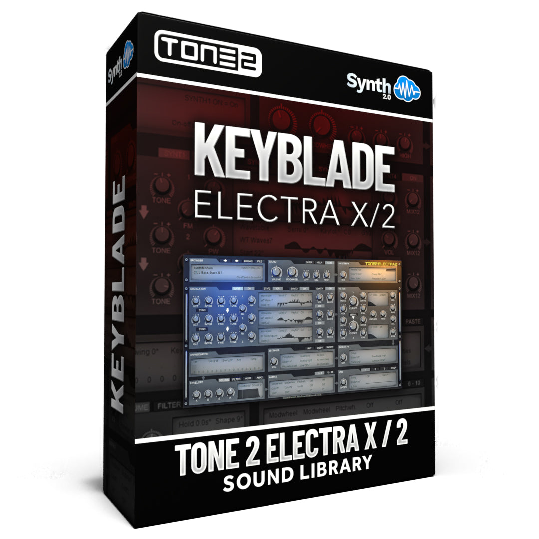 SCL146 - Electra X / 2 Keyblade - Tone 2 Electra X / 2 ( 30 presets )