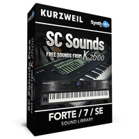 FR005 - SC Sounds Free Sound From K2600 - Kurzweil Forte / 7 / SE