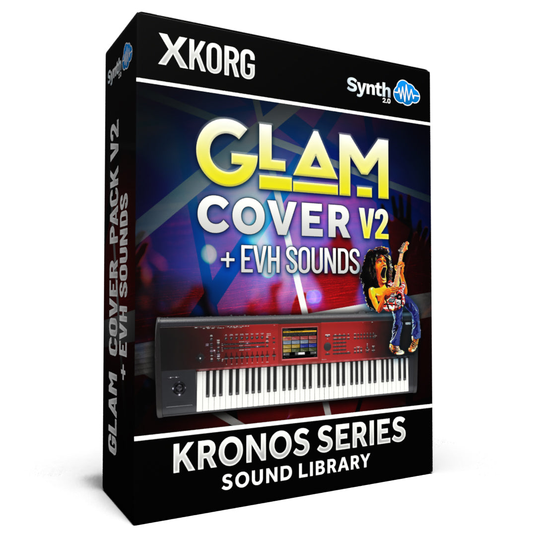 DRS014 - Glam Cover Pack V2 + Van Halen Cover - Korg Kronos / X / 2 ( 53 presets )