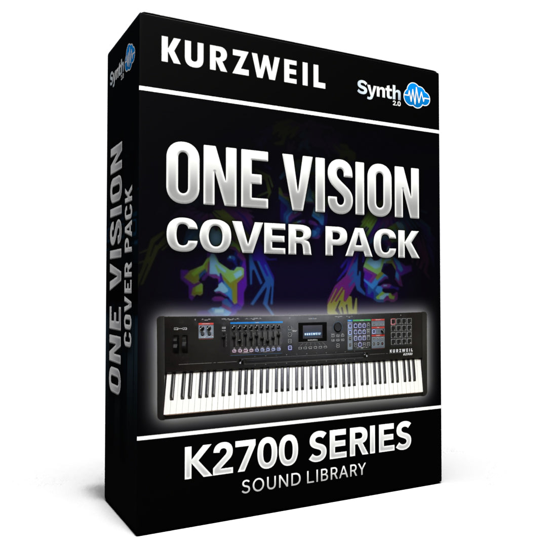 K27008 - One Vision Cover Pack - Kurzweil K2700 ( 28 presets )